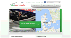 Desktop Screenshot of findvaerksted.dk